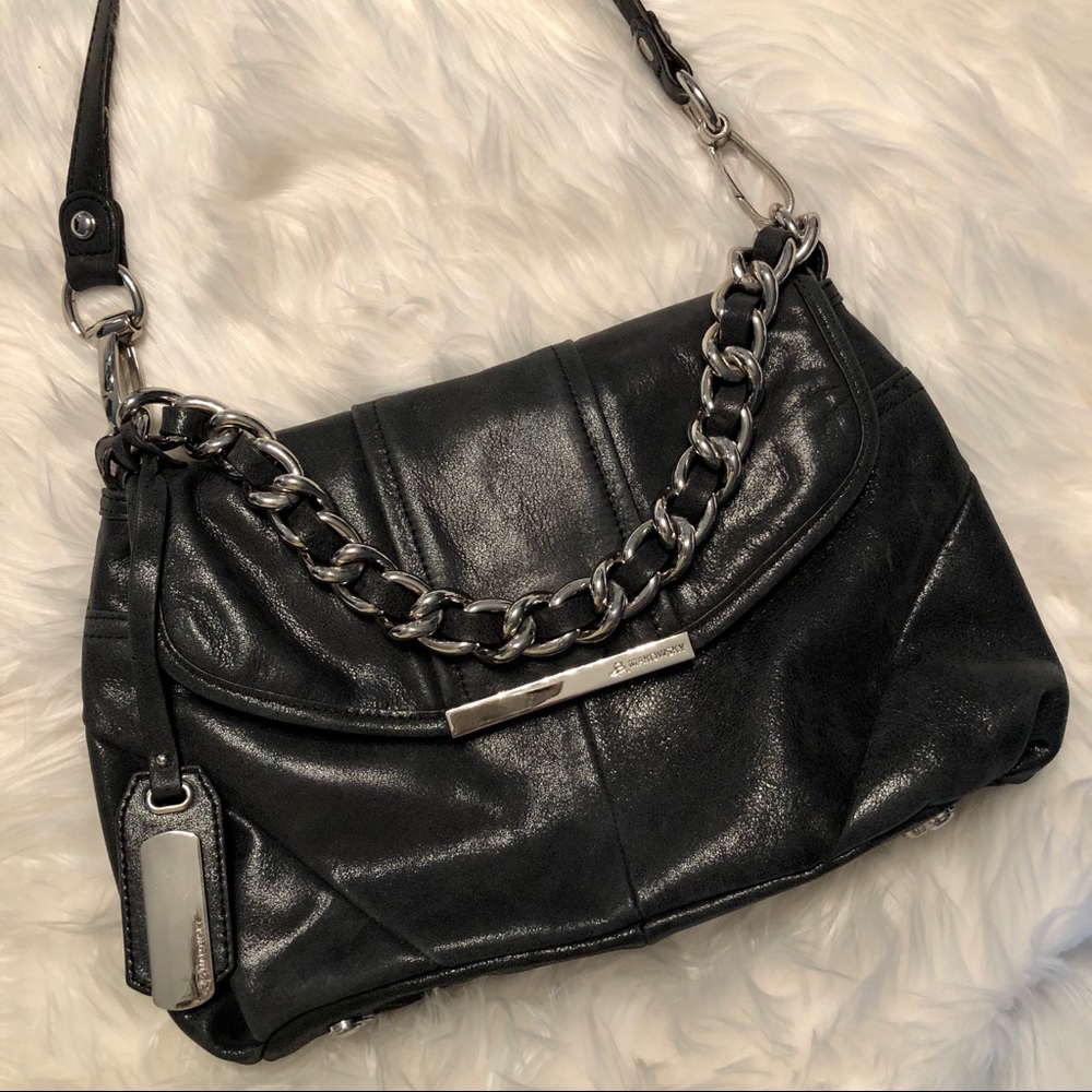 B. MOKOWSKY Corey Leather Shoulder/ Crossbody Bag